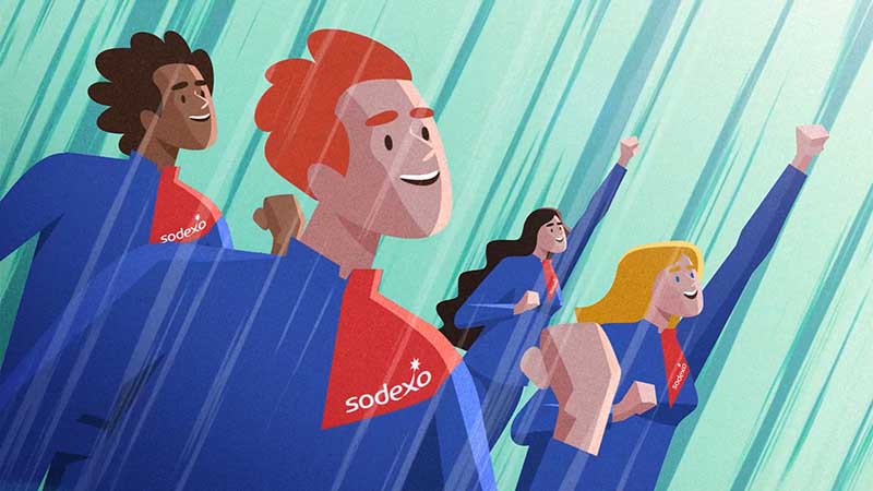 Vídeo animado Mundo Sodexo Vídeo animado Mundo Sodexo